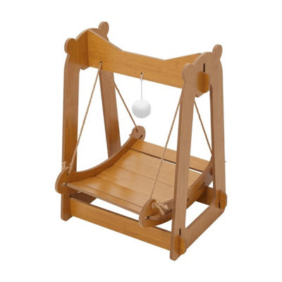 Large Pet Climber Bed Sleeping Box Swing Hammock Nest Bed-Bear Style from B&Q