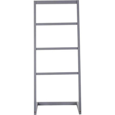 Grey Bamboo Freestanding Towel Rack Drying Stand & Holder With 4 Clothes Rails from B&Q
