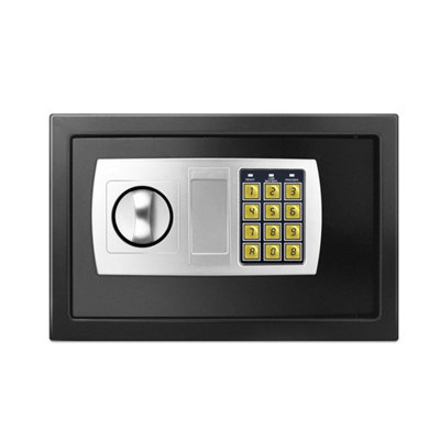 High Security Home Safe Safebox Secure Storage Box With Keypad And Key Lock from B&Q