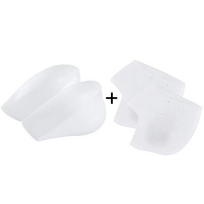 7Cm Invisible Height Lift Heel Pads Sock Liners Increase Insole Pain Relieve C from B&Q