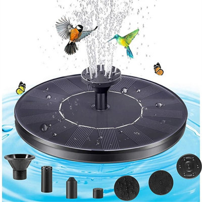  - Floating Solar Fountain Pump Outdoor Garden Bird Bath Pond Pool