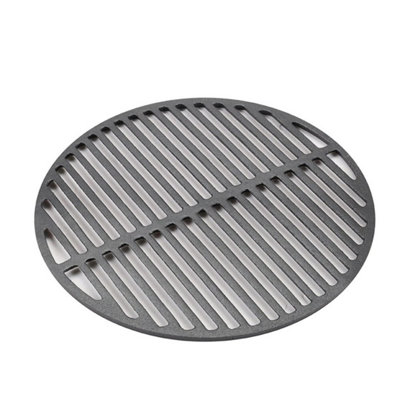  - 45.5Cm Round Cast Iron Barbecue Grill Grate Outdoor Bbq Cooking Grid Replacement Net