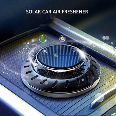 Solar Rotating Aircraft Car Air Vent Aromatherapy Freshener Gift from B&Q