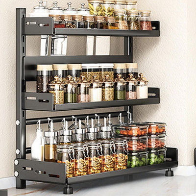 3-Tier Kitchen Spice Rack Storage Organiser