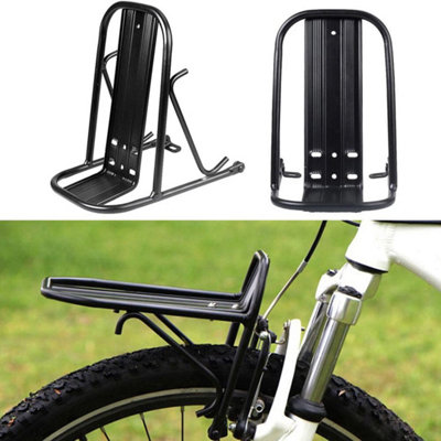 Aluminum Alloy Bike Front & Rear Pannier Rack Luggage Carrier from B&Q
