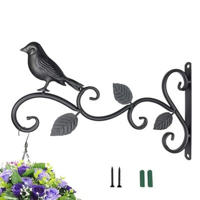  - 2Pcs Metal Wall Mount Plant Hanger Basket Bracket
