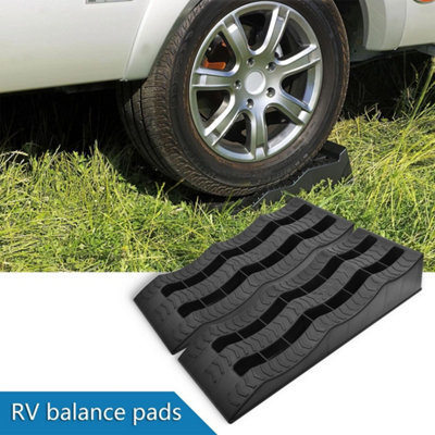 2Pcs Heavy Duty Rv Caravan Levelling Ramps from B&Q