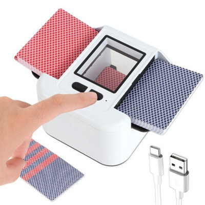 Automatic Poker Card Shuffler 1-2 Deck from B&Q