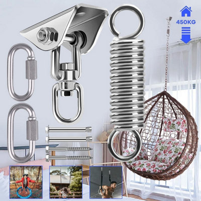 Heavy Duty Ceiling Swing Hangers Hammock Mount Hooks With Screws from B&Q