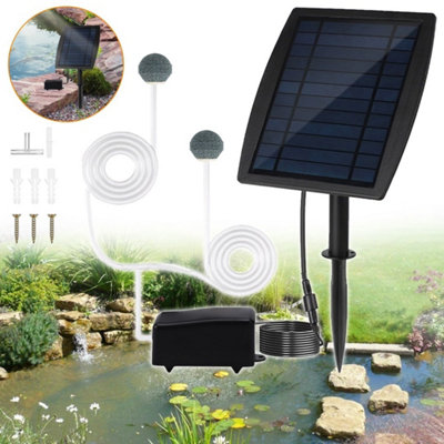 2.5W Solar Pond Aerator Oxygen Pump from B&Q