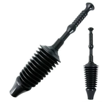 Powerful Air Pump Toilet Plunger Sink Drain Blaster Unblocker from B&Q