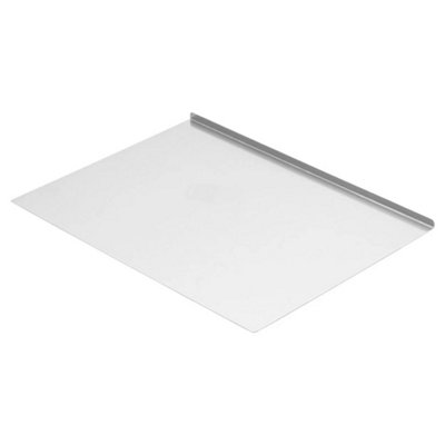L Stainless Steel Cutting Chopping Board Multi-Purpose Folded Edge Counter Worktop from B&Q