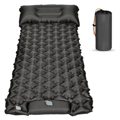 Camping Sleeping Pad With Pillow Built-In Foot Pump from B&Q