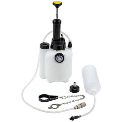 3L Brake Clutch Fluid Bleeder Bleeding Kit Tool from B&Q