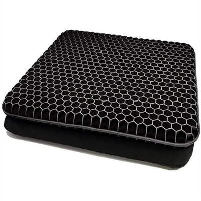Honeycomb Breathable Gel Seat Cushion Cooling Double Thick Egg Sitting Pad Mat from B&Q