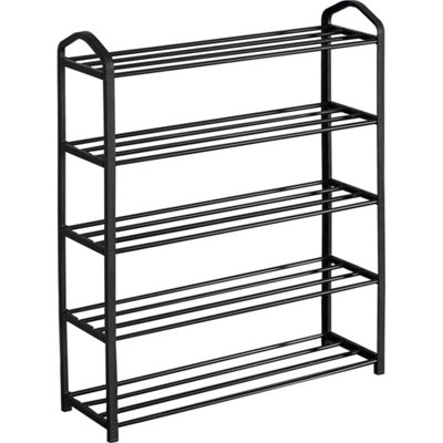 5 Tier Shoe Storage Rack Organiser Stand Shelf from B&Q