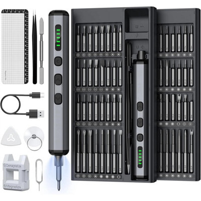 72 In 1 Cordless Electric Screwdriver Precision Set from B&Q