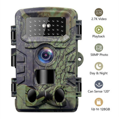 58Mp Trail Camera 1080P Night Vision Motion Hunting Cam from B&Q