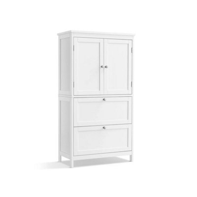 Bathroom Floor Cabinet Wooden Storage Cupboard Kitchen Pantry Larder from B&Q