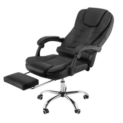B&Q Massage Gaming Office Chair, Recliner Swivel Seat