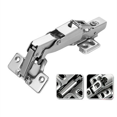 2Pcs Full Overlay 165 Degree Soft Close Hinges For Kitchen Cabinet Cupboard Door from B&Q