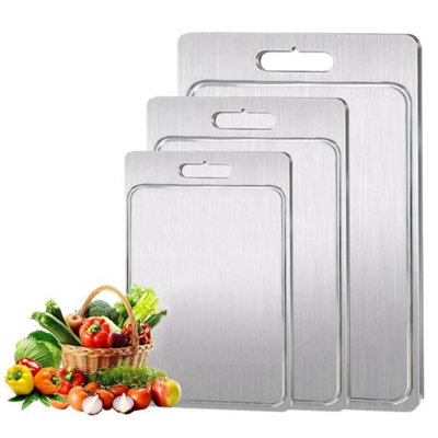 Double-Sided Titanium Chopping Board from B&Q