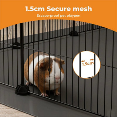 Small Animal Playpen Puppy Rabbit Fence  Exercise Run Enclosure Indoor from B&Q