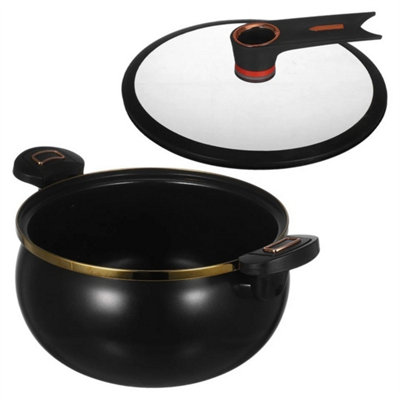 8L Micro Pressure Cooker Non-Stick Pan Large Capacity Soup Pot Kitchenware from B&Q