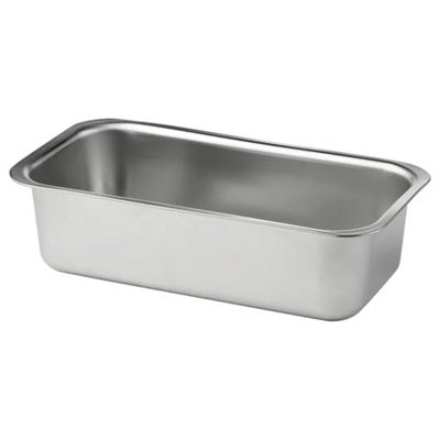 Stainless Steel Loaf Tin Bread Baking Bakeware Oven Roasting Tin Pan from B&Q