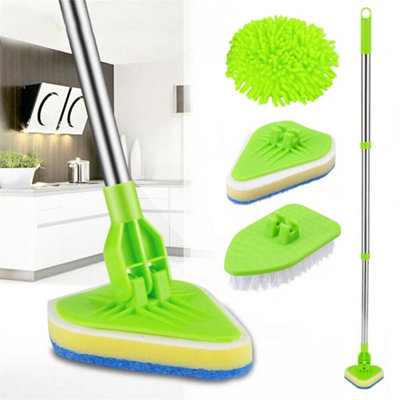Bathroom Mop Bath Shower Tile Cleaning Kit Floor Brush Cleaner Tool from B&Q