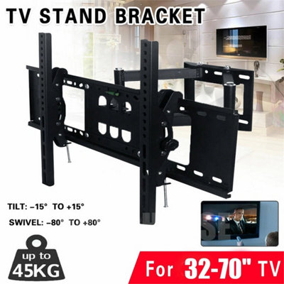Tv Wall Bracket Mount Tilt Swivel 32 40 43 50 55 65 70 Inch from B&Q