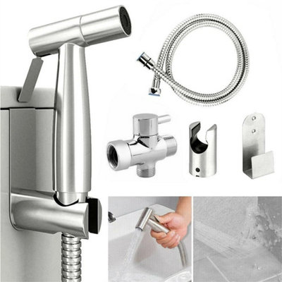  - Luxury Handheld Bidet Toilet Jet Spray Hygienic Shower Kit
