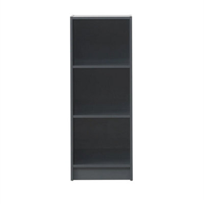 - 3 Tier Wooden Bookcase Shelf Shelving Display Storage Wood Stand