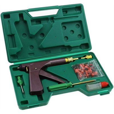 Tubeless Tire Puncture Repair Kit With Storage Box