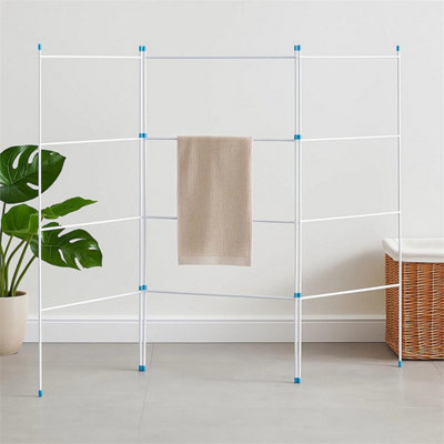  - 3 Fold Folding Clothes Drying Rack Laundry Airer