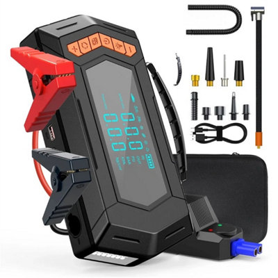 9000A 12V Car Jump Starter With Air Compressor Power Bank from B&Q