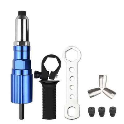 Electric Rivet Nut Gun Drill Pop Adapter Riveting Riveter Insert Kits from B&Q