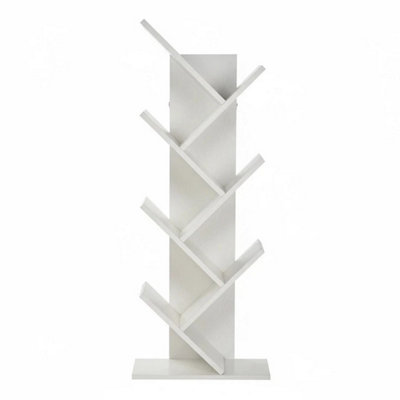 5 Tier Bookcase With Shelving Unit For Storage Bookshelf Living Room Office