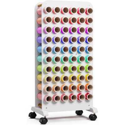  - Craft Storage Trolley Rolling Craft Table With 60 Vinyl Roll Holder Cart