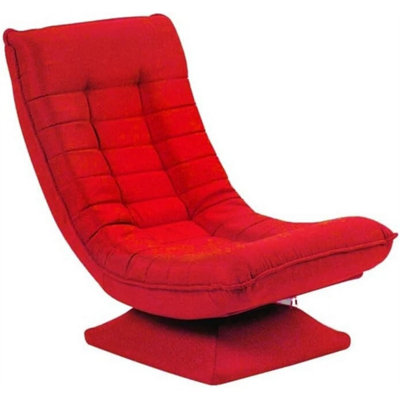 Rotatable Swivel 5-Fold Adjustable Foldable Backrest Lazy Lounger Chair Seat from B&Q