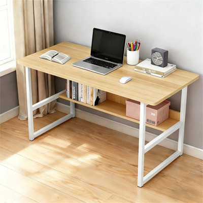 Computer Desk Laptop Study Table Office Workstation from B&Q