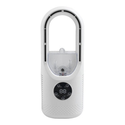 Portable Air 6 Speed Silent Timer Air Conditioner Cooler Leafless Electric Fan from B&Q
