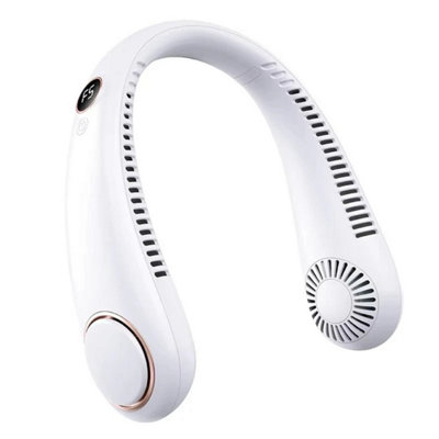 Bladeless Neck Fan Usb Rechargeable Portable Wearable Personal Cooling Fan from B&Q