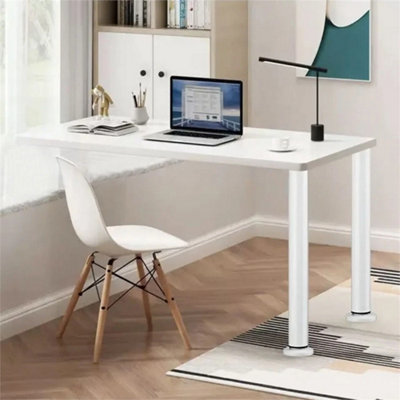 4X White Adjustable Kitchen Worktop Desk Breakfast Bar Table Leg Support 710-1100mm from B&Q