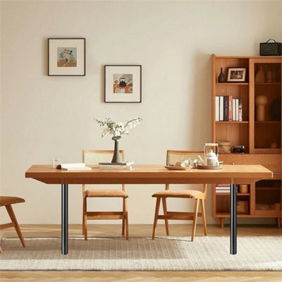 2X Black Adjustable Kitchen Worktop Desk Breakfast Bar Table Leg Support 710-1100mm from B&Q
