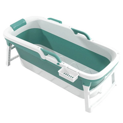  - 152Cm Household Adults Folding Tub Bucket Collapsible Spa Shower Bathtub