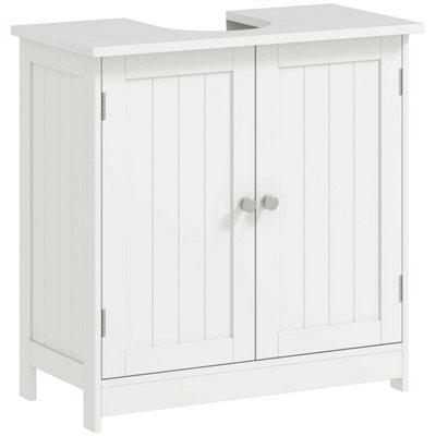 Basin Sink Vanity Cabinet Toilet Bathroom Shelf Door Storage Wooden from B&Q