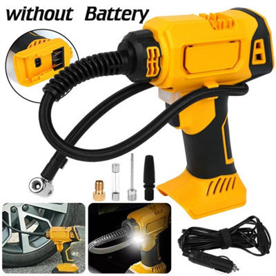 18V Cordless Lcd Car Tyre Inflator For Dewalt Battery