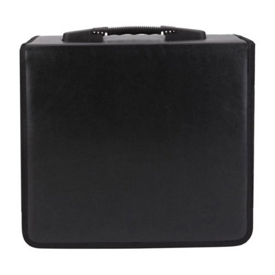 128/400 Capacity Cd Dvd Wallet,lightweight Storage Organizer With Handle For Car 128 Discs from B&Q