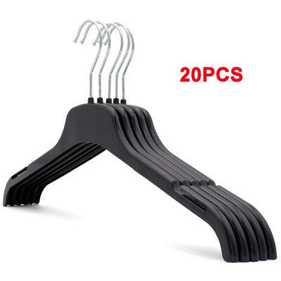 20Pcs Strong Plastic Clothes Hangers Garment Storage Organizer from B&Q